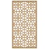 Adorno de pared de jardín acero corten diseño morisco 105x55