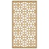 Adorno de pared de jardín acero corten diseño morisco 105x55