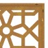 Adorno de pared de jardín acero corten diseño morisco 105x55