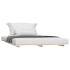 Estructura de cama de madera maciza de pino 140x190