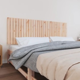 Cabecero de cama de pared madera maciza de pino 185x3x60