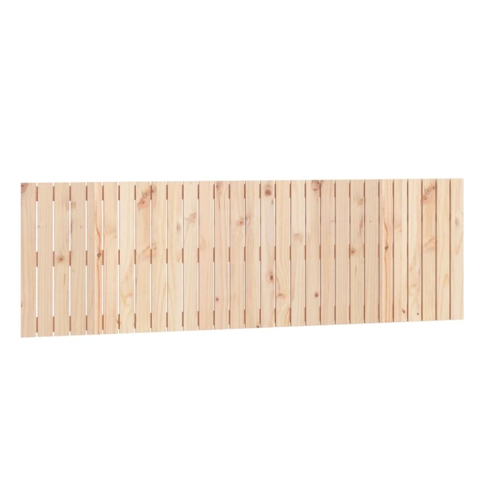 Cabecero de cama de pared madera maciza de pino 185x3x60