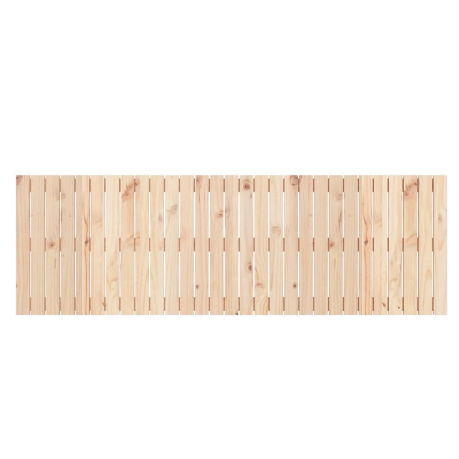 Cabecero de cama de pared madera maciza de pino 185x3x60