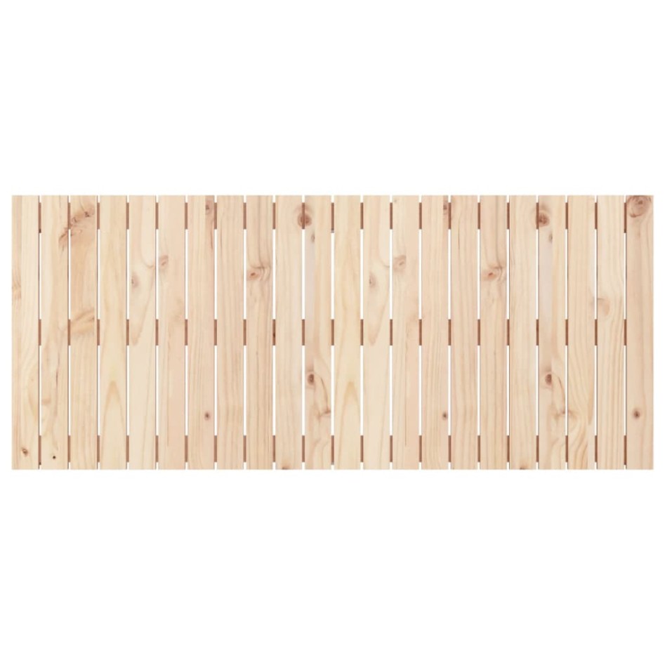 Cabecero de cama de pared madera maciza de pino 140x3x60