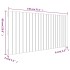 Cabecero de cama de pared madera maciza de pino 140x3x60