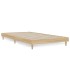 Estructura de cama sin colchón madera roble Sonoma 100x200