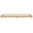 Estructura de cama sin colchón madera roble Sonoma 100x200