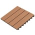 Baldosas de WPC 30x30 cm 11 unidades 1 m²