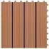 Baldosas de WPC 30x30 cm 11 unidades 1 m²