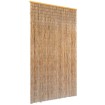 Cortina de bambú para puerta contra insectos 100x200 cm