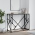 Mesa consola madera de ingeniería gris Sonoma 100x40x80