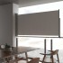 Toldo lateral retráctil para patio 120x300 cm
