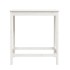 Mesa alta de bar madera maciza de pino blanco 100x50x110