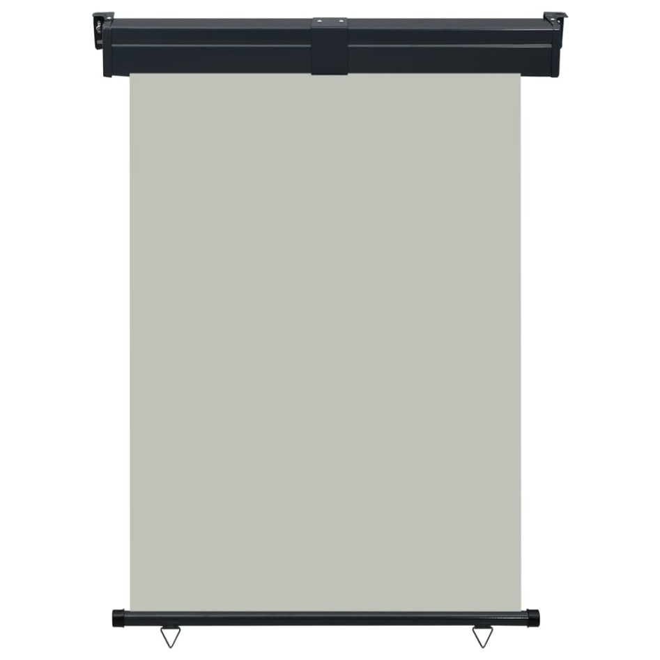 Toldo lateral de balcón gris 125x250