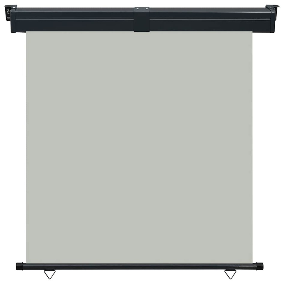 Toldo lateral de balcón gris 165x250