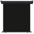 Toldo lateral de balcón negro 175x250
