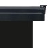 Toldo lateral de balcón negro 175x250