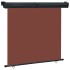 Toldo lateral de balcón marrón 175x250