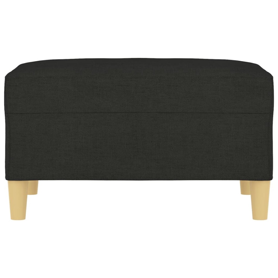 Reposapiés de tela negro 70x55x41