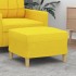 Reposapiés de tela amarillo claro 60x50x41
