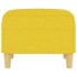 Reposapiés de tela amarillo claro 60x50x41