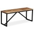 Banco de madera de mango maciza 110x35x45