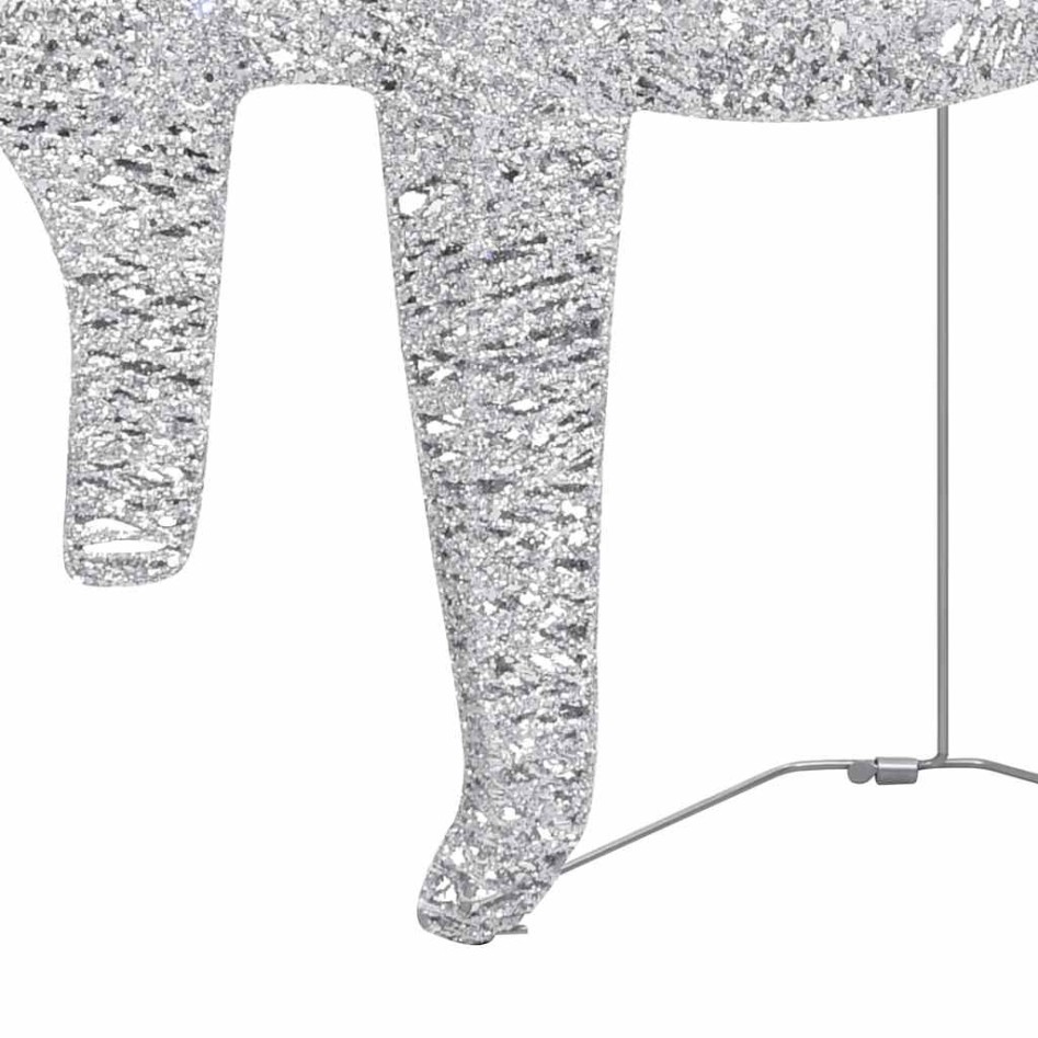 Trineo y renos decoración de Navidad de jardín 60 LED