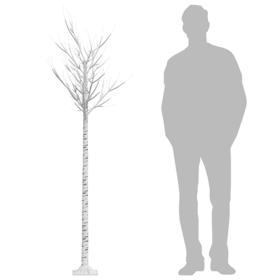 Árbol de Navidad LED blanco cálido sauce interior exterior