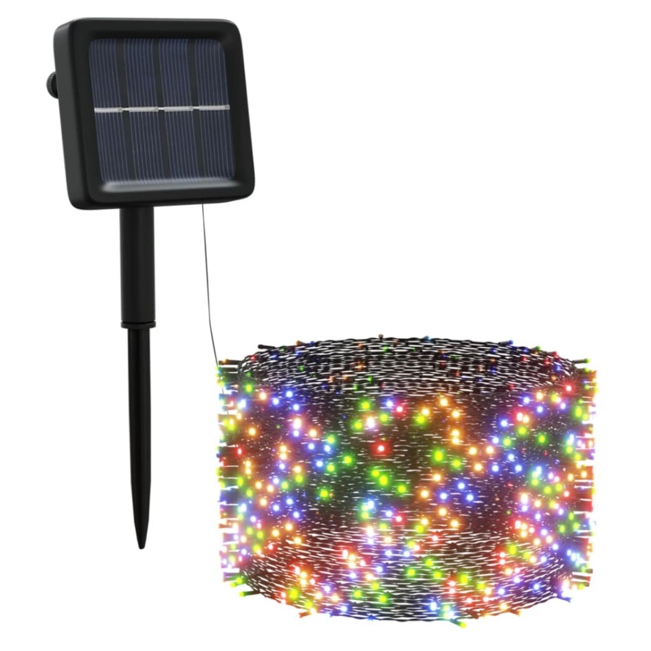 Tiras de luces solares LED 5 uds de colores