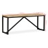 Banco de madera de mango maciza 110x35x45