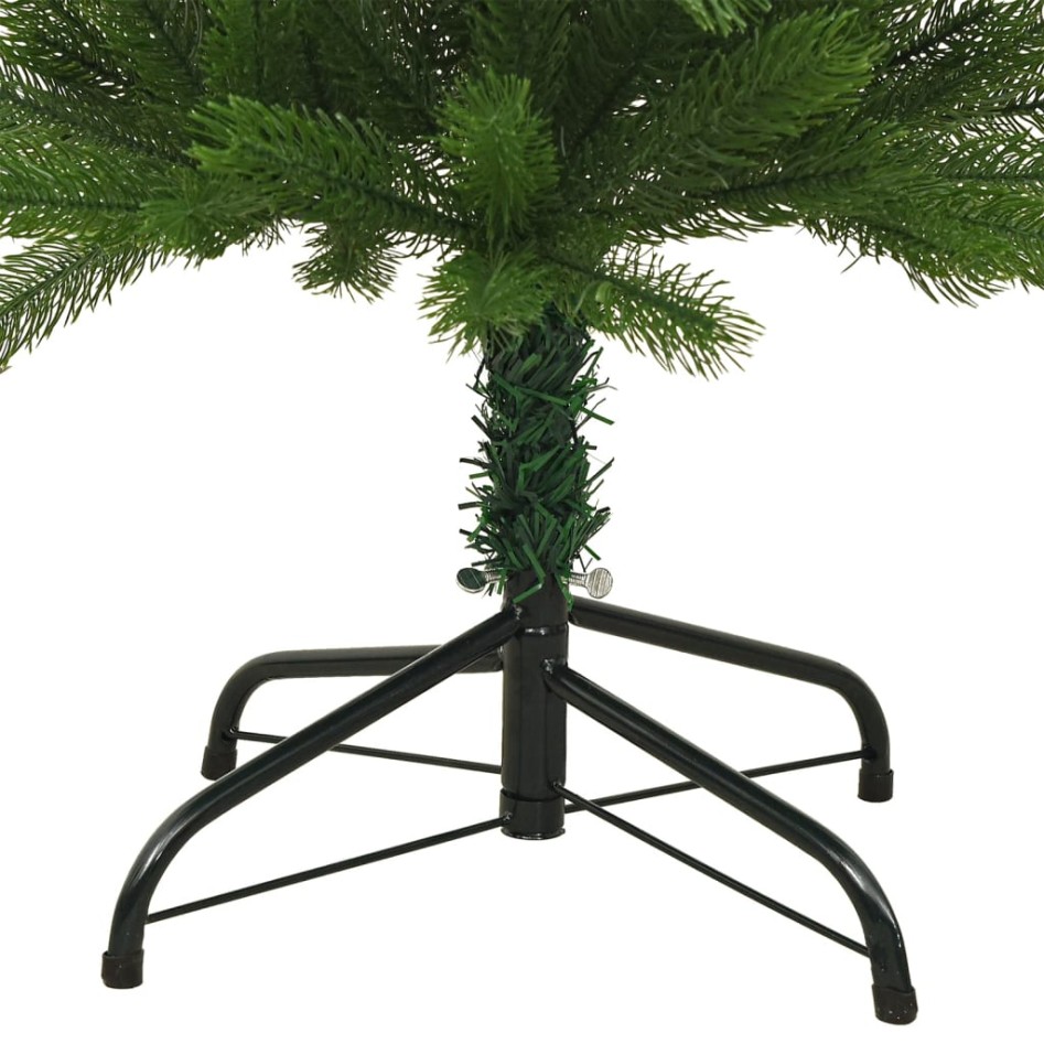Árbol de Navidad artificial estrecho con soporte PE 210