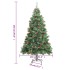 Árbol de Navidad artificial con piñas y bayas 240