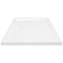 Plato de ducha con puntos ABS blanco 90x70x4