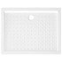 Plato de ducha con puntos ABS blanco 90x70x4