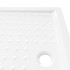Plato de ducha con puntos ABS blanco 90x70x4