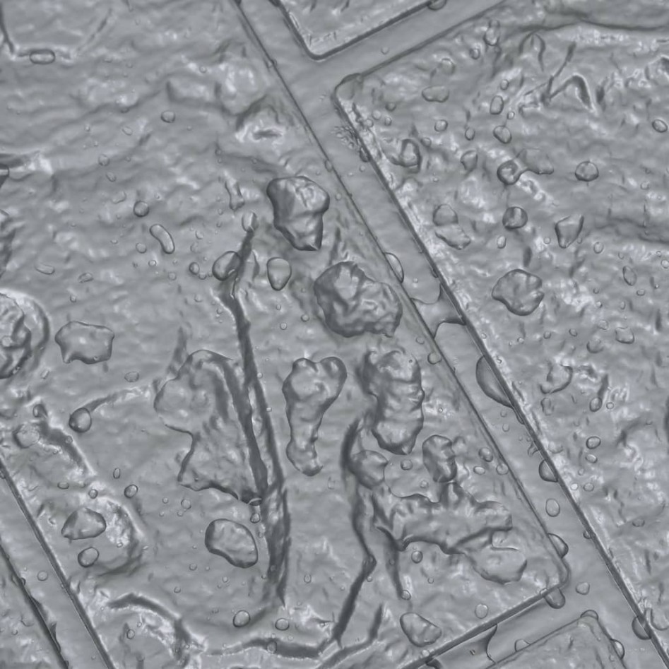 Papel pintado autoadhesivo ladrillos 3D 20 unidades