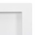 Hornacina de ducha 2 compartimentos blanco brillo 41x51x10