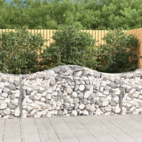 Cesta de gaviones forma arco hierro galvanizado