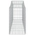 Cesta de gaviones forma arco hierro galvanizado