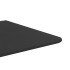 Panel privacidad urinario pared vidrio templado negro 90x40