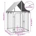 Perrera de exterior con tejado 100x100x150