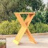 Taburete plegable madera maciza de teca 40x32,5x70