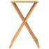 Taburete plegable madera maciza de teca 40x32,5x70