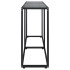 Mesa consola vidrio templado negro 160x35x75,5