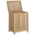 Cesto de la ropa sucia madera maciza de teca 50x35x60