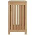 Cesto de la ropa sucia madera maciza de teca 50x35x60