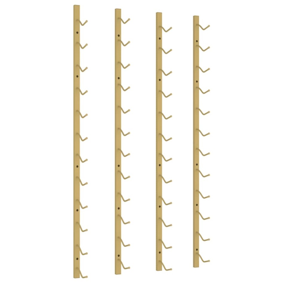 Botellero de pared para 12 botellas 2 unidades hierro