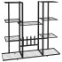 Soporte para flores de hierro negro 94,5x25x89
