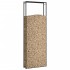 Leñero de acero negro mate 110x28x312