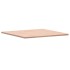 Tablero de mesa cuadrado de madera maciza de haya 60x60x1,5